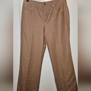 Escada Womens Tan Pants